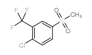 2-氯-5-甲基磺酰基三氟甲苯结构式