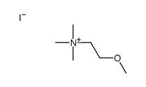 2-methoxyethyl(trimethyl)azanium,iodide Structure
