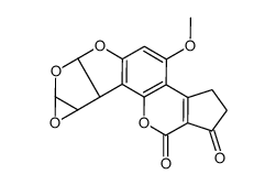 黄曲霉素B1 8,9-环氧化物结构式