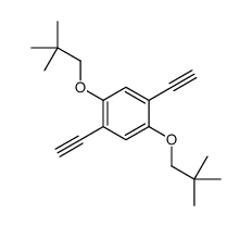 1,4-bis(2,2-dimethylpropoxy)-2,5-diethynylbenzene结构式