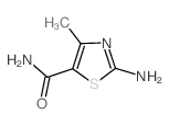 2-氨基-4-甲基-噻唑-5-羧酸酰胺结构式