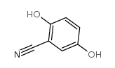 2,5-dihydroxybenzonitrile Structure