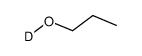 n-Propyl Alcohol-OD Structure