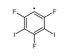2,4,6-trifluoro-3,5-diiodophenyl radical结构式