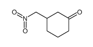 3-(nitromethyl)cyclohexan-1-one Structure