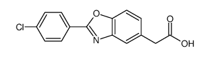 2-(4-Chlorophenyl)-5-benzoxazoleacetic Acid structure