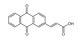 3-(9,10-dioxo-9,10-dihydro-[2]anthryl)-acrylic acid结构式