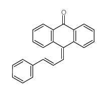 10-cinnamylideneanthracen-9-one Structure