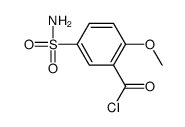 5-(aminosulphonyl)-2-methoxybenzoyl chloride Structure