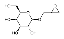 (2'RS)-2',3'-epoxyprop-1'-yl-β-D-galactopyranoside结构式
