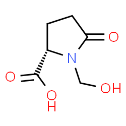 1-(Hydroxymethyl)-5-oxo-L-proline Structure