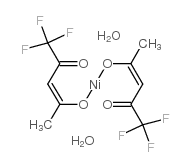 1,1,1-三氟乙酰丙酮镍(II)二水合物结构式