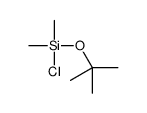 chloro-dimethyl-[(2-methylpropan-2-yl)oxy]silane结构式