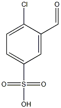 4-氯-3-甲酰基苯磺酸结构式