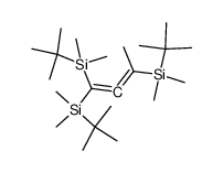1,1,3-Tris[(1,1-dimethylethyl)dimethylsilyl]-1,2-butadiene Structure