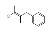 ((E)-3-Chloro-2-methyl-but-2-enyl)-benzene结构式