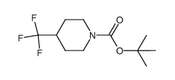 tert-butyl 4-(trifluoromethyl)piperidine-1-carboxylate structure