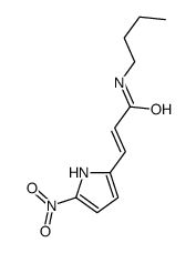 N-butyl-3-(5-nitro-1H-pyrrol-2-yl)prop-2-enamide结构式