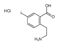 2-(2-aminoethyl)-5-iodobenzoic acid,hydrochloride结构式