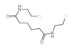 N,N-bis(2-chloroethyl)hexanediamide Structure