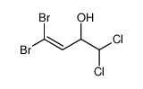 4,4-dibromo-1,1-dichlorobut-3-en-2-ol结构式