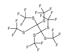 1,1,1,2,2,2-hexakis(trifluoromethylsulfanyl)ethane Structure