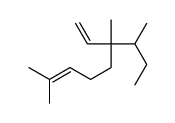 6-ethenyl-2,6,7-trimethylnon-2-ene Structure