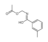 [(3-methylbenzoyl)amino]methyl acetate结构式