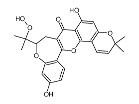 eudraflavone B hydroperoxide Structure