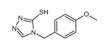 4-[(4-methoxyphenyl)methyl]-1H-1,2,4-triazole-5-thione Structure