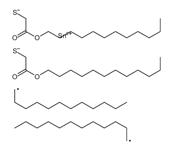 dodecyl 4,4-didodecyl-7-oxo-8-oxa-3,5-dithia-4-stannaicosanoate结构式