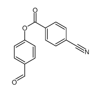(4-formylphenyl) 4-cyanobenzoate Structure