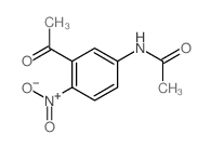 Acetamide, N-(3-acetyl-4-nitrophenyl)- Structure