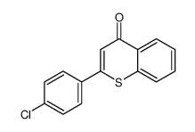 2-(4-chlorophenyl)thiochromen-4-one结构式