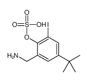 [2-(aminomethyl)-4-tert-butyl-6-iodophenyl] hydrogen sulfate Structure