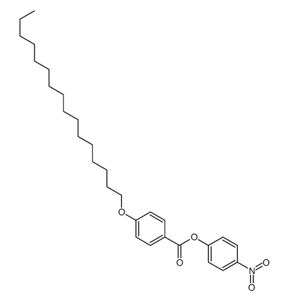 (4-nitrophenyl) 4-hexadecoxybenzoate结构式