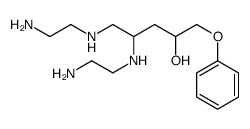 1,2-Ethanediamine, N,N-bis(2-aminoethyl)-, 2-hydroxy-3-phenoxypropyl derivs.结构式