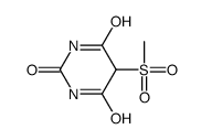 5-methylsulfonyl-1,3-diazinane-2,4,6-trione Structure