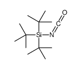 tritert-butyl(isocyanato)silane结构式