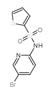 N-(5-Bromopyridin-2-yl)-thiophene-2-sulfonamide Structure