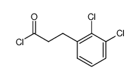 3-(2,3-dichloro-phenyl)-propionyl chloride结构式