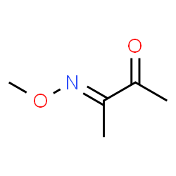 2,3-Butanedione, mono(O-methyloxime), (E)- (9CI)结构式