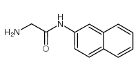 甘氨酸β-萘酰胺结构式