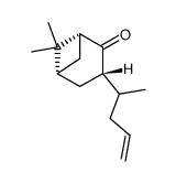 (1R,3S,5S)-6,6-Dimethyl-3-[1-methyl-3-butenyl]bicyclo[3.1.1]heptan-2-one Structure
