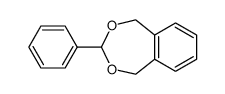 7-phenyl-5,9-dihydro-6,8-dioxabenzenecycloheptene结构式
