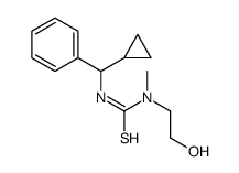 3-[cyclopropyl(phenyl)methyl]-1-(2-hydroxyethyl)-1-methylthiourea Structure