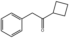 1-环丁基-2-苯基乙酮结构式