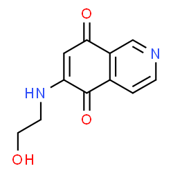 5,8-Isoquinolinedione, 6-[(2-hydroxyethyl)amino]- (9CI) structure