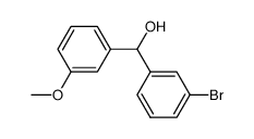 3-bromo-α-(3-methoxyphenyl)benzenemethanol结构式
