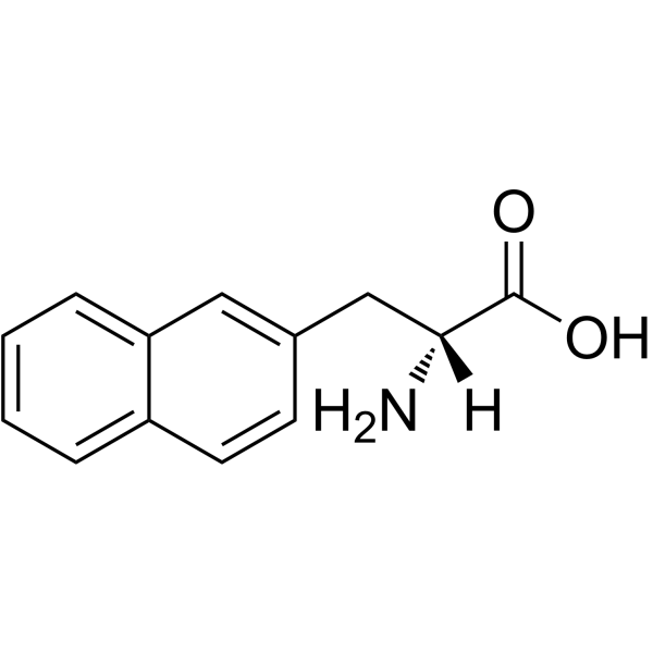 D-3-(2-萘基)-丙氨酸结构式